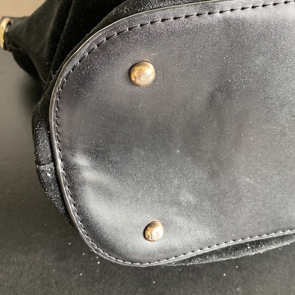 Suede Drawstring Bag - Picture 6 of 13